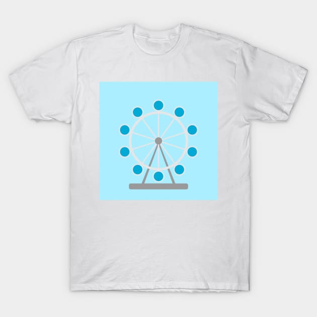 London Eye repeating pattern T-Shirt by mwcannon